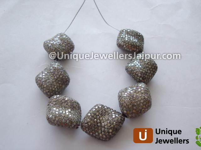 Diamond Studded Silver Tumble